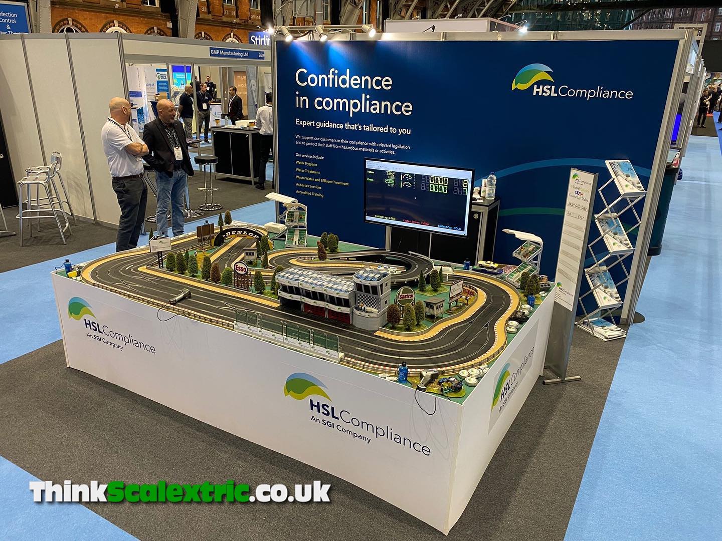 EVENT: HSL Compliance @ Healthcare Estates Conference 2021, Manchester Central Scalextric track hire