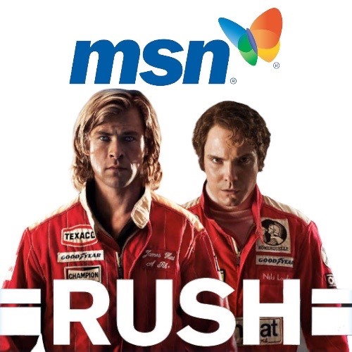 MSN Rush Movie daniel bruhl and chris hemsworth