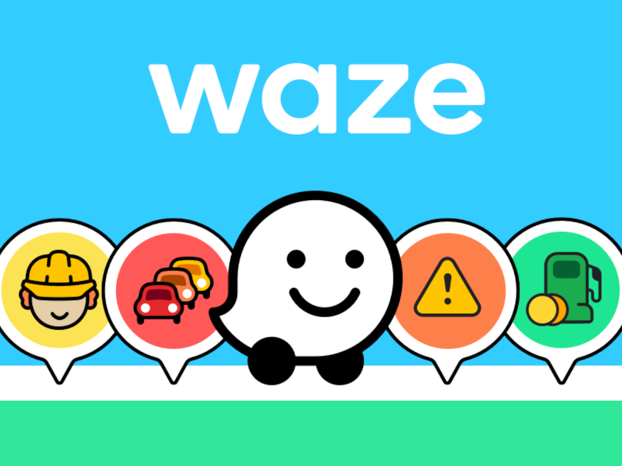 Google UK Ltd / Waze Logo