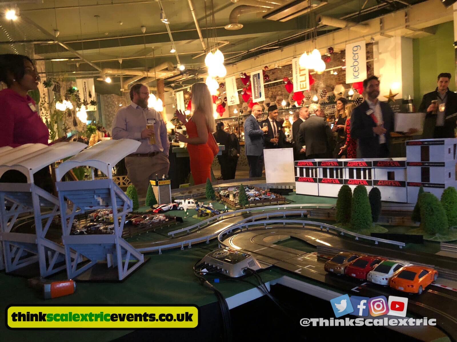 ITS Recruitment Networking Event 2018 Corporate exhibition Entertainment Ideas Scalextric