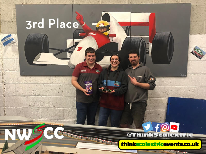 EVENT: NWSCC 4-hour Digital Scalextric Endurance Race.