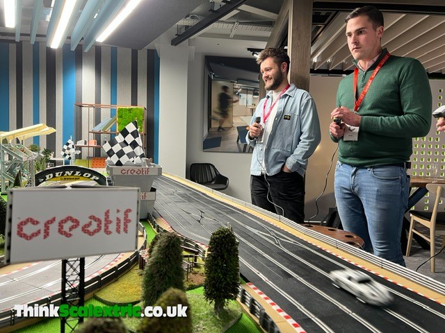 Creatif scalextric championship slot car hire