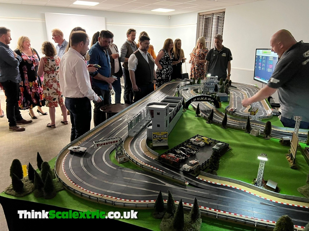 HBI corporate event scalextric hire