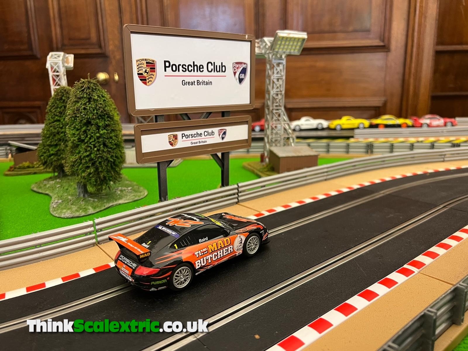Porsche Club GB scalectric slot car event hire