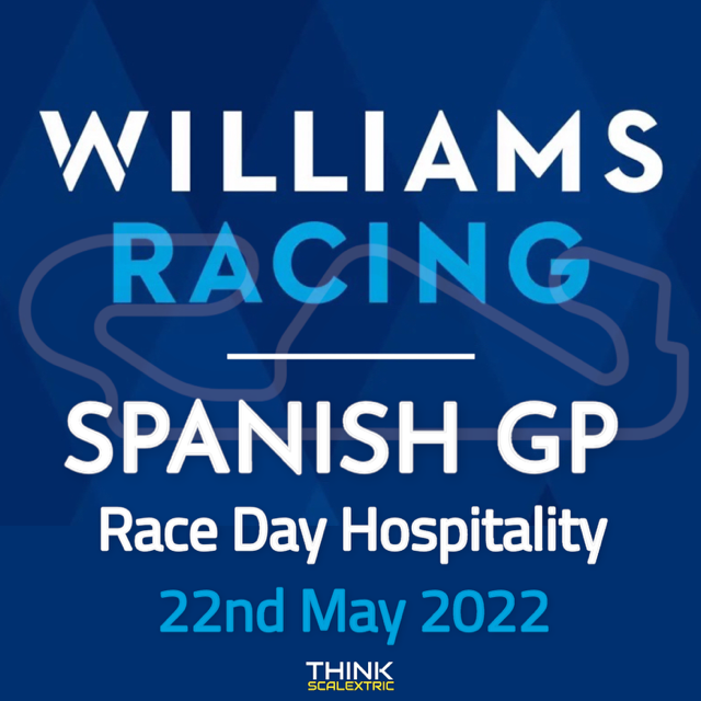 williams racing race day hospitality spanish f1 gp giant scalextric bespoke track build