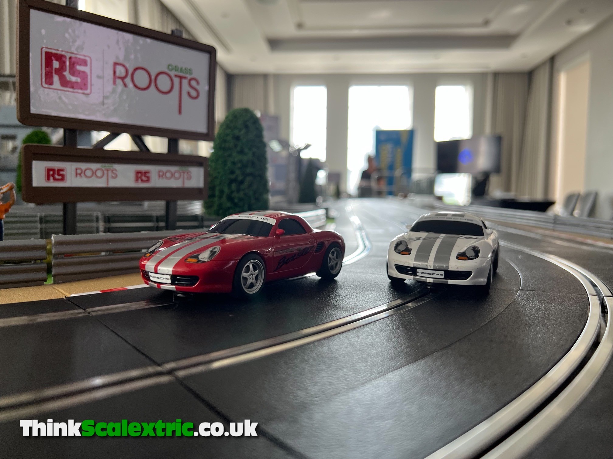 RS Components Bright Sparks Awards 2022 scalextric hire event