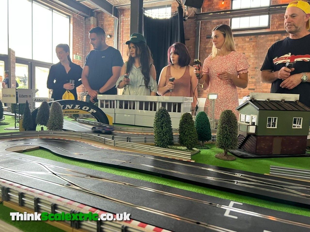 aldermore bank at paintworks events space bristol scalextric hire networking event