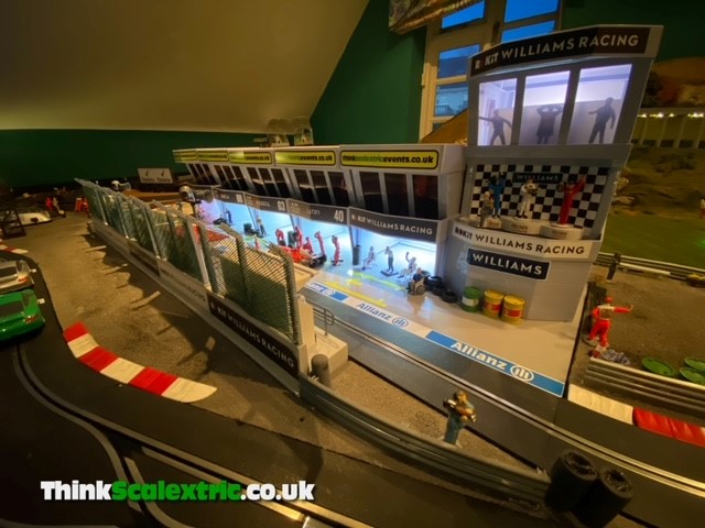 williams f1 bespoke scalextric slot car track client sale ascot