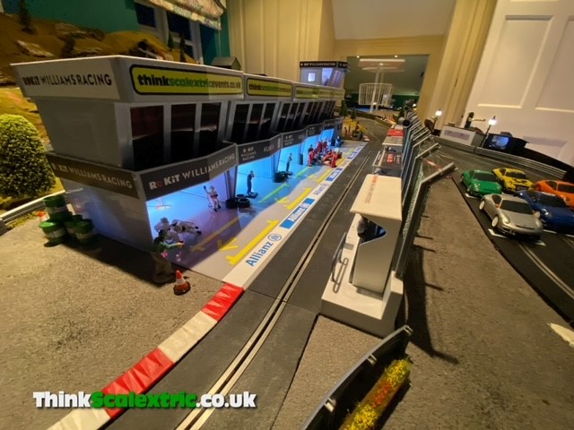 williams f1 bespoke scalextric slot car track client sale ascot