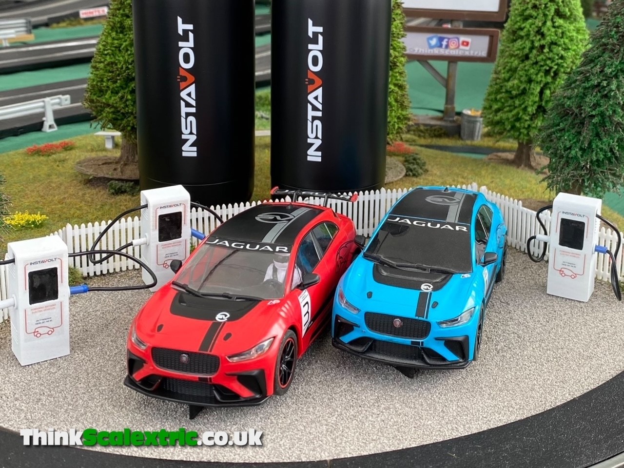 Instavolt Fully Charged Live 2021 diorama scalextric event hire