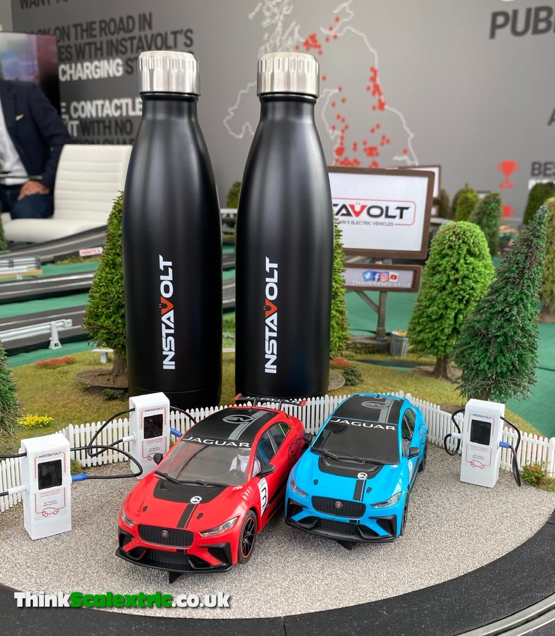 Instavolt Fully Charged Live 2021 scalextric event hire