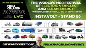 Instavolt Fully Charged Live 2021 scalextric event hire