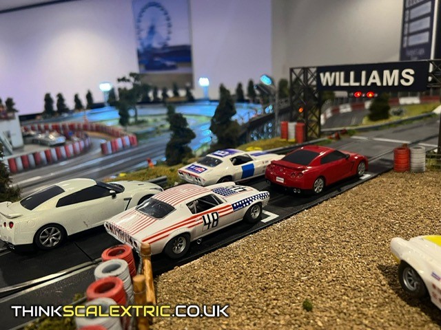 williams racing corporate event pax8 bespoke scalextric track hire