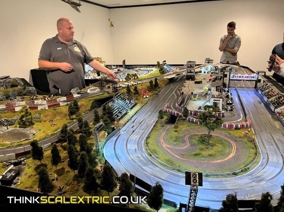 williams racing corporate event pax8 bespoke scalextric track hire