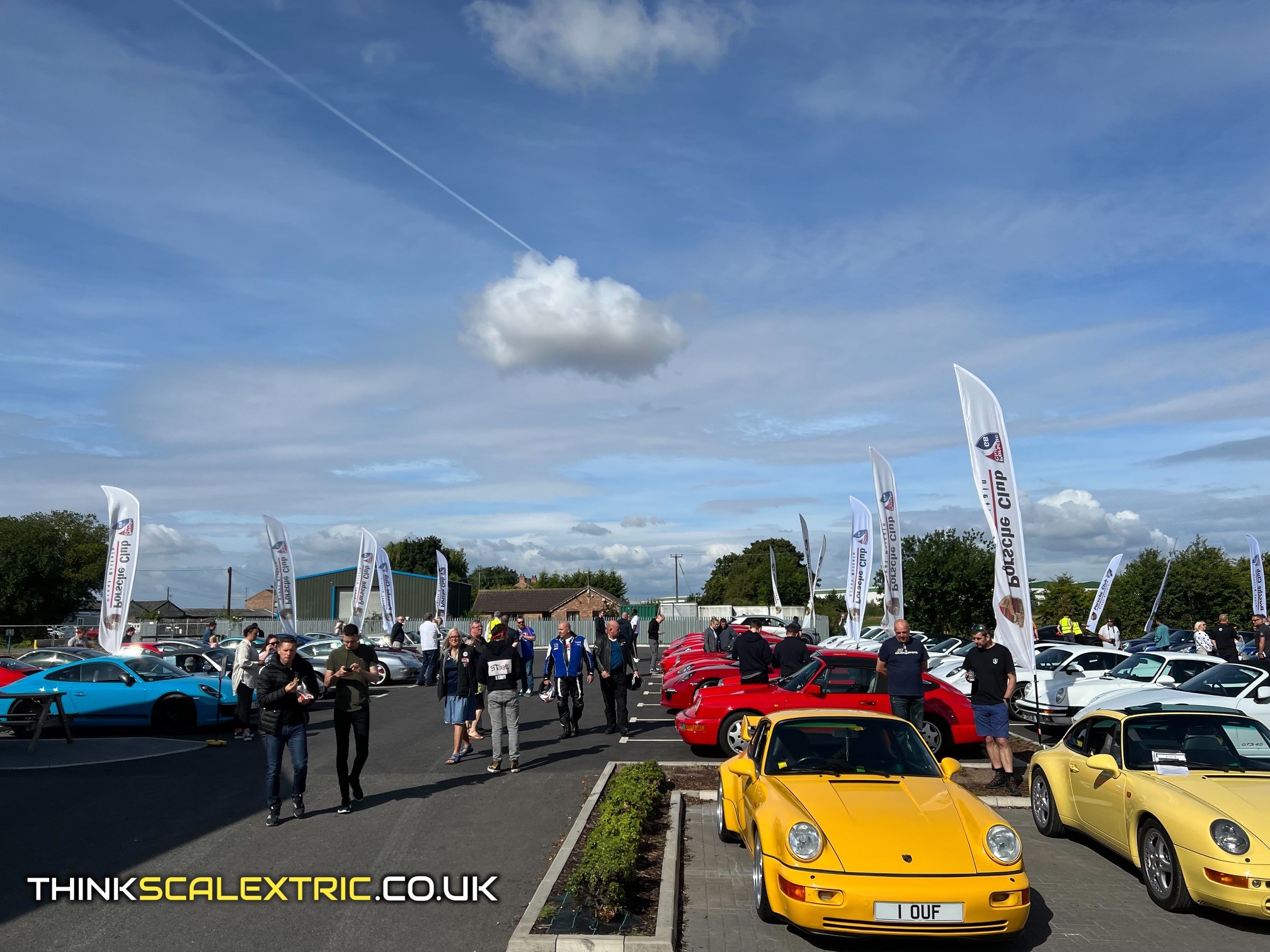 Porsche Club GB festival of porsche the motorist scalextric slot car event hire