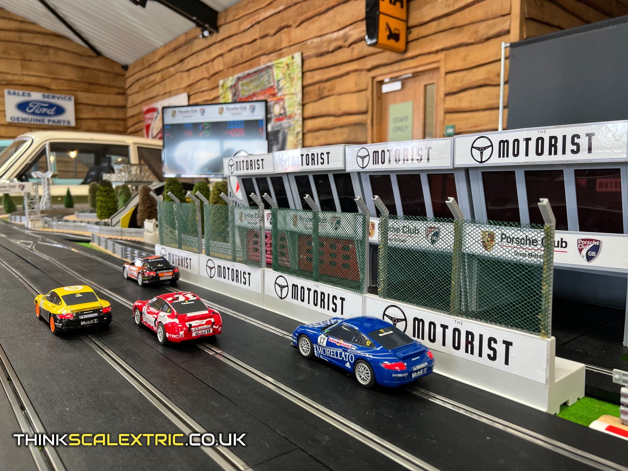 Porsche Club GB festival of porsche the motorist scalextric slot car event hire