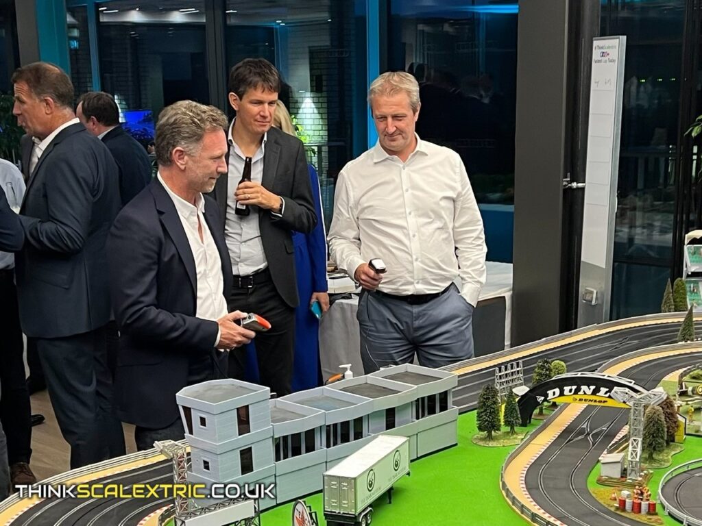 CBRE ED Briefing event sept 2022 scalextric event hire christian horner