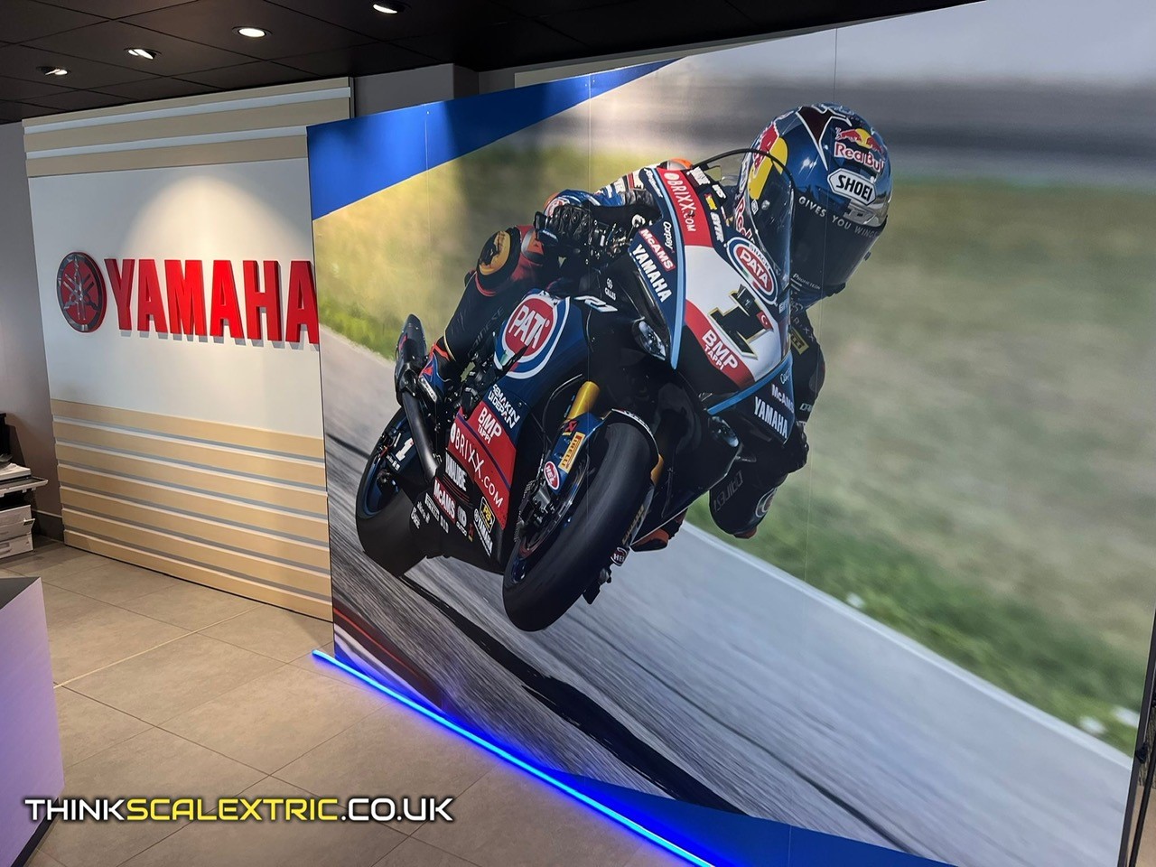 Yamaha staff day world superbikes aug 2022 bespoke scalectric event hire