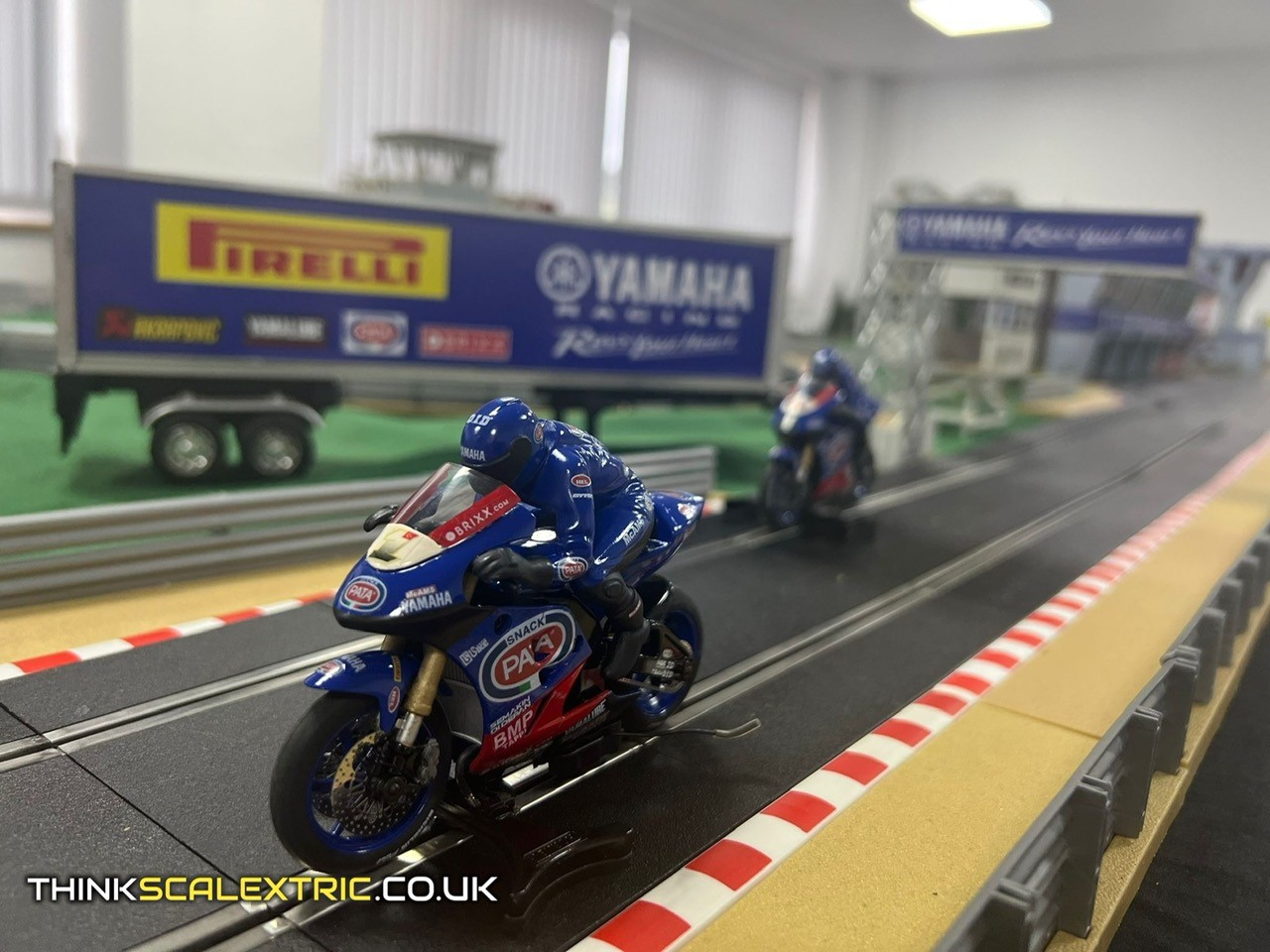 Yamaha staff day world superbikes aug 2022 bespoke scalectric event hire