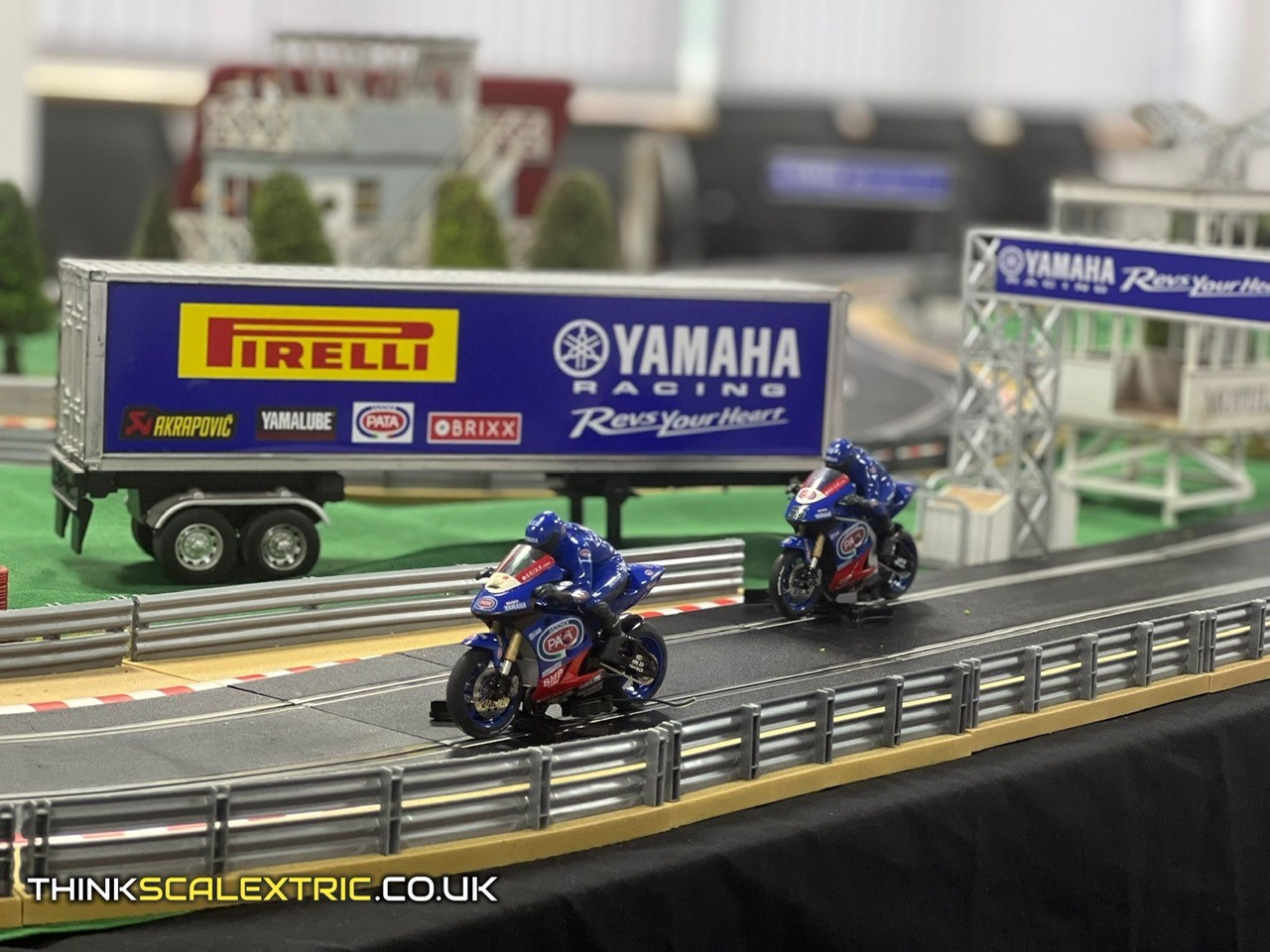 Yamaha staff day world superbikes aug 2022 bespoke scalectric event hire