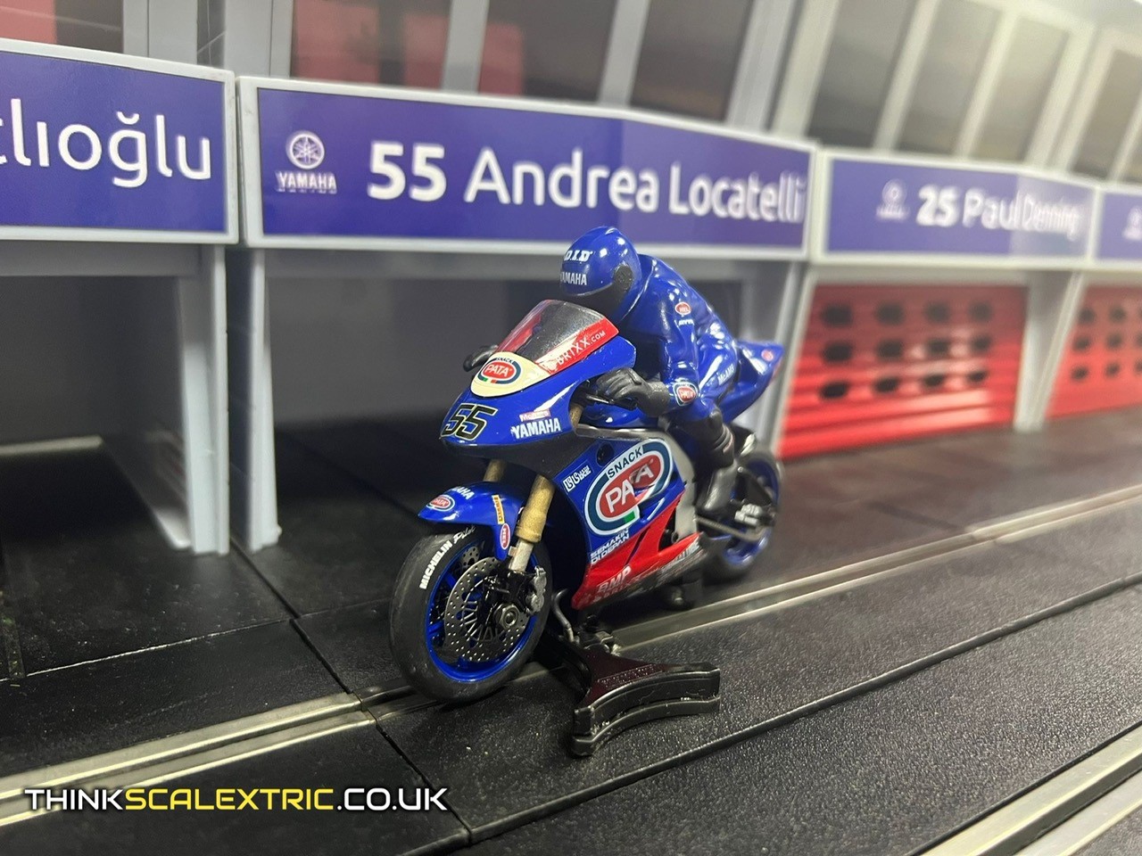 Yamaha staff day world superbikes aug 2022 bespoke scalectric event hire