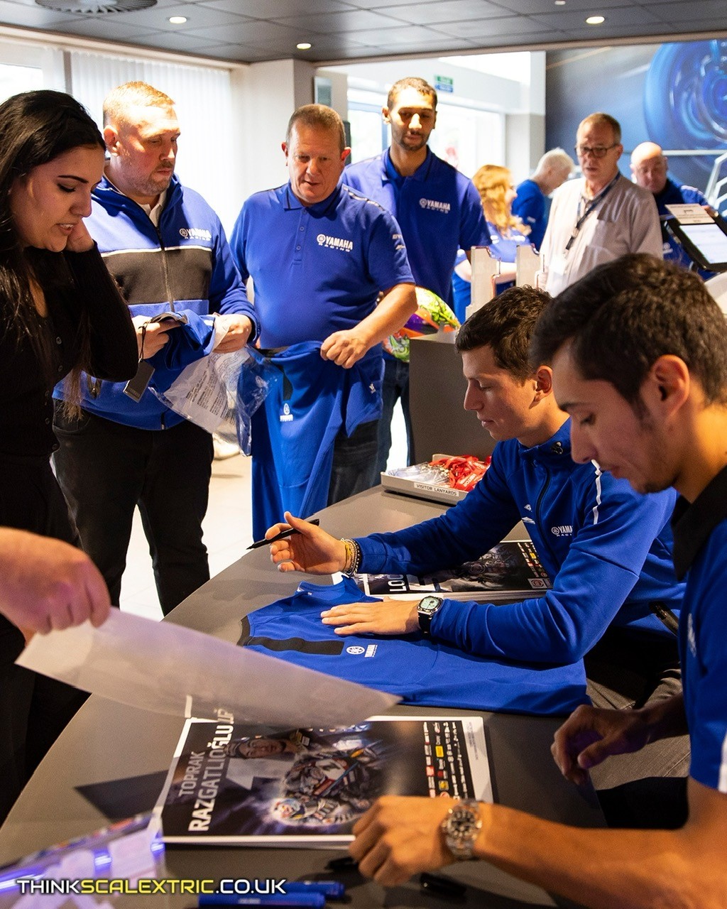 Yamaha staff day world superbikes aug 2022 bespoke scalectric event hire