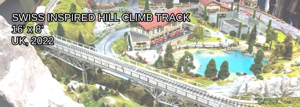 bespoke scalextric slot car hill climb track goodwood 2022 square