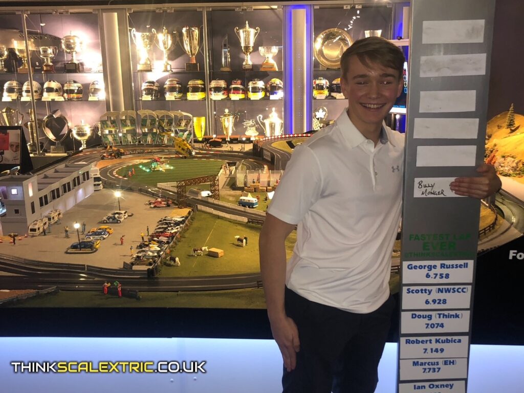 billy monger williams racing corporate event bespoke scalextric slot car track 01