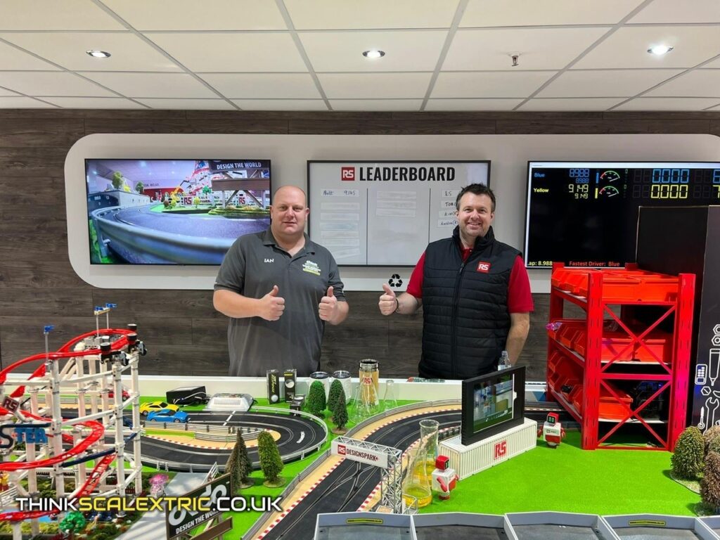 RS Components Electronica Munich 2022 scalextric hire event