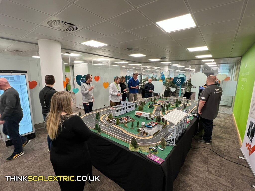 Leaseplan UK February 2022 scalextric simulator hire