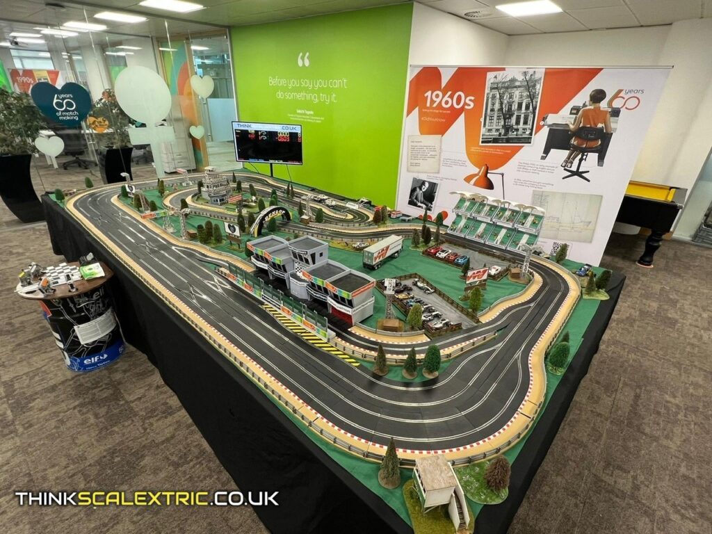 Leaseplan UK February 2022 scalextric simulator hire