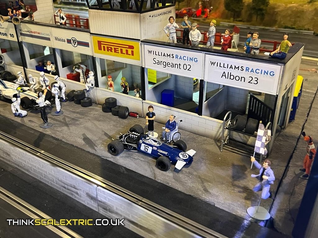 Williams F1 2023 launch bespoke scalextric slot car hire