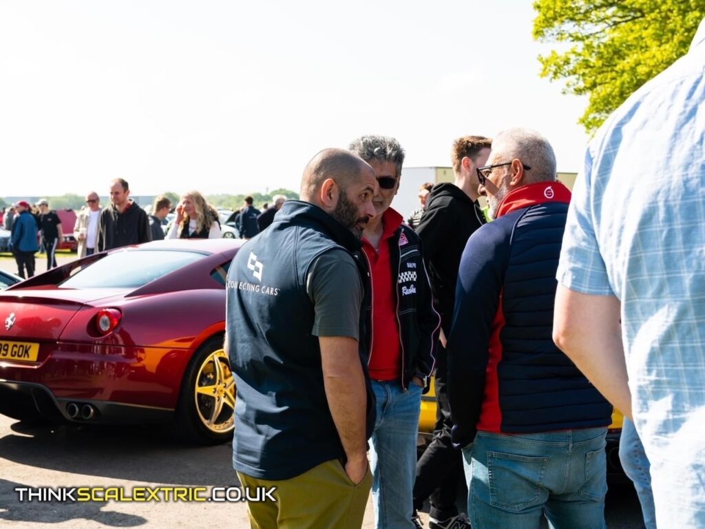 Collecting Cars Coffee Run bicester heritage may 2023 corporate scalextric slot car hire