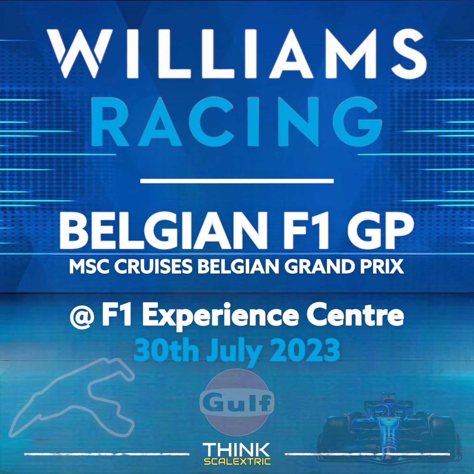 williams f1 racing race day hospitality belgian f1 2023