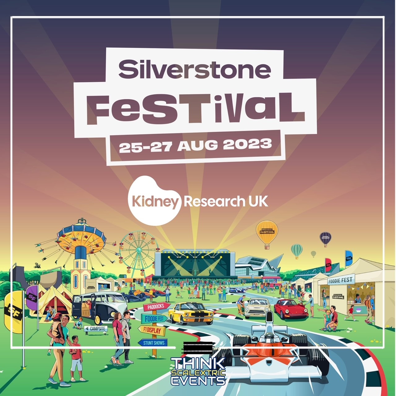 Silverstone Festival 2023 kidney research uk