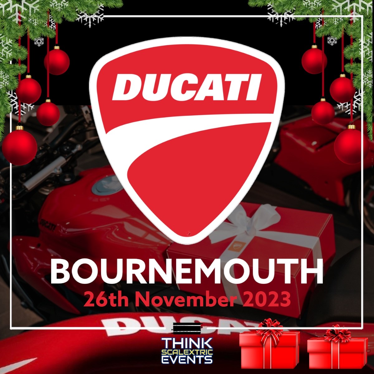 Ducati Bournemouth Christmas Open Day November 2023