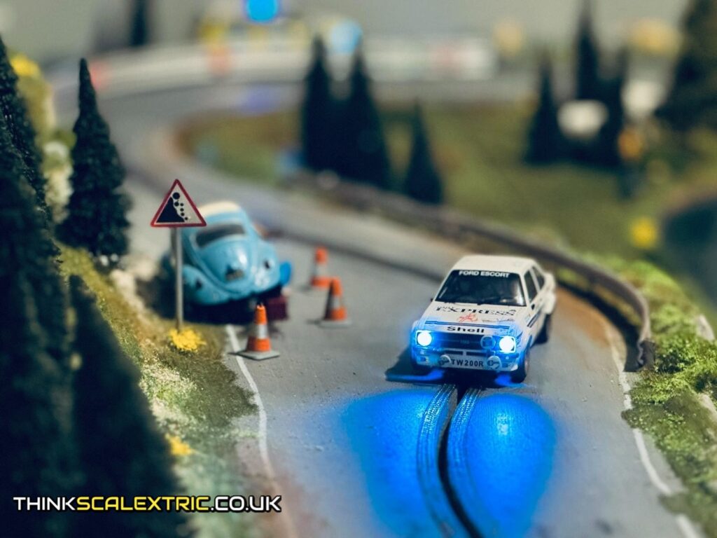 Welsh Inspired St Pauls Climb bespoke track slot car scalextric image