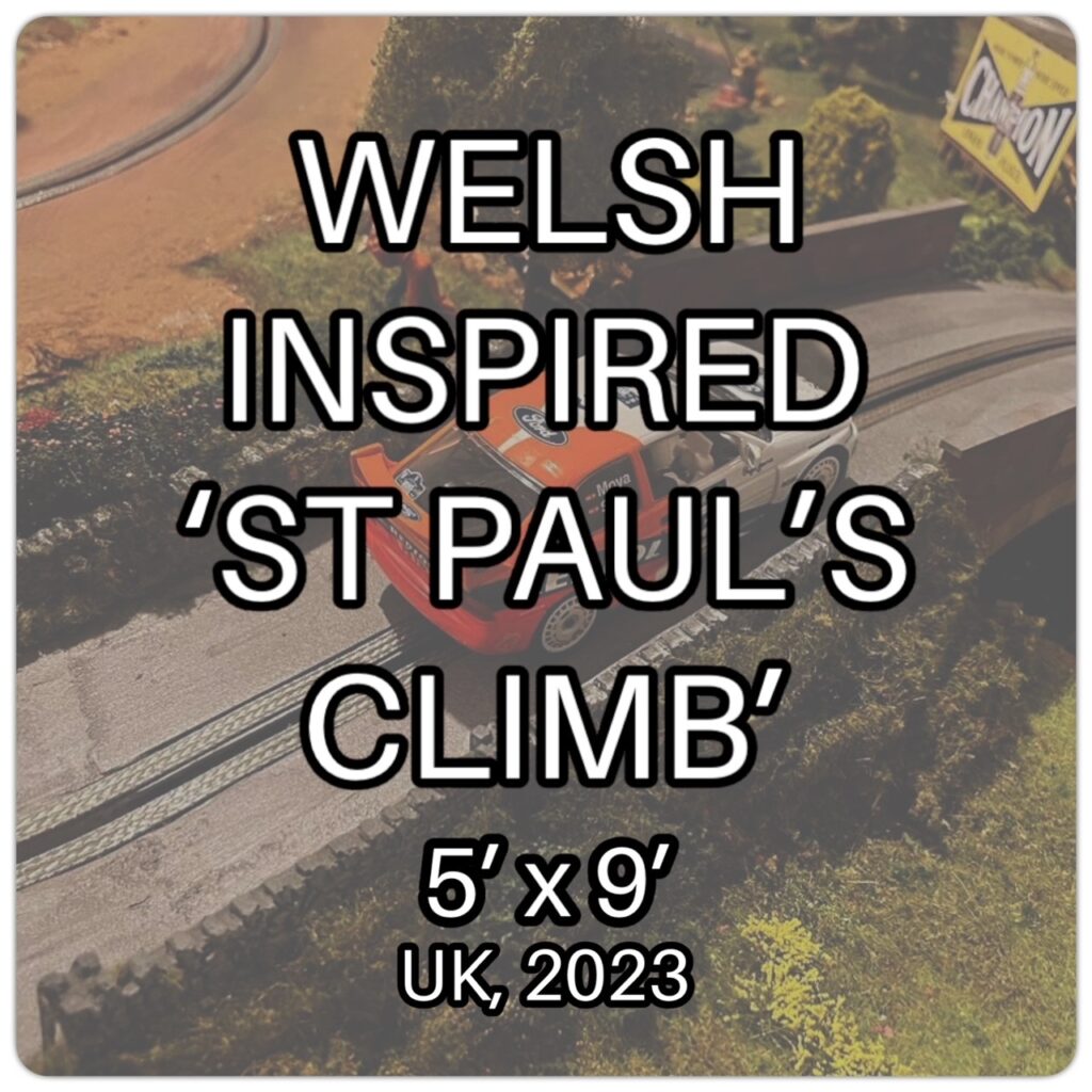 Welsh Inspired St Pauls Climb square thumbnail bespoke track slot car scalextric image
