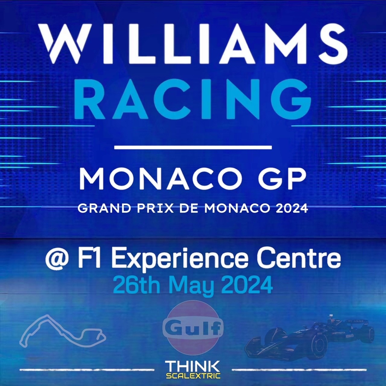 williams f1 racing race day hospitality Monaco f1 2024