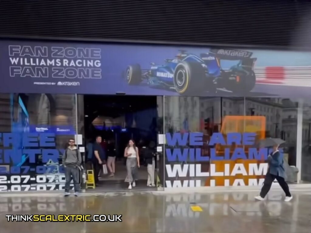 williams f1 racing kraken fan zone london british f1 2024 gp