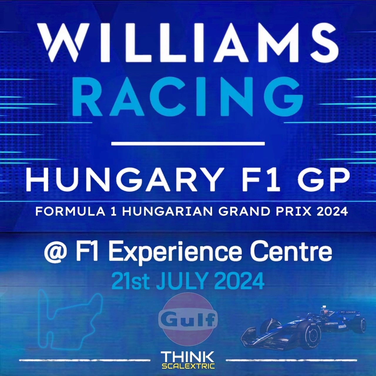 williams f1 racing race day hospitality Hungary f1 2024 gp