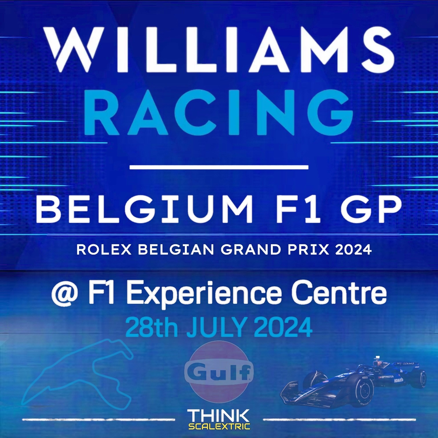 williams f1 racing race day hospitality belgium f1 2024 gp