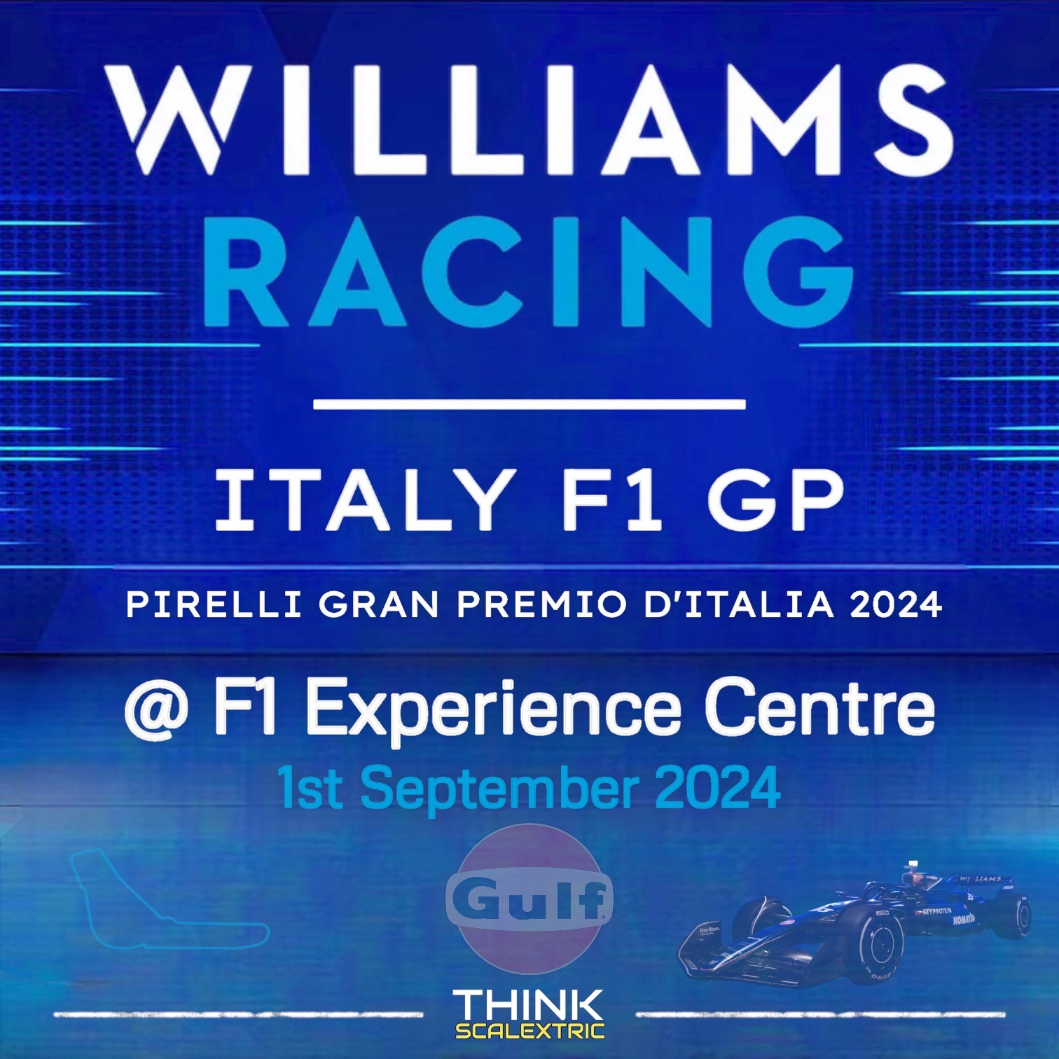 williams f1 racing race day hospitality italy monza f1 2024