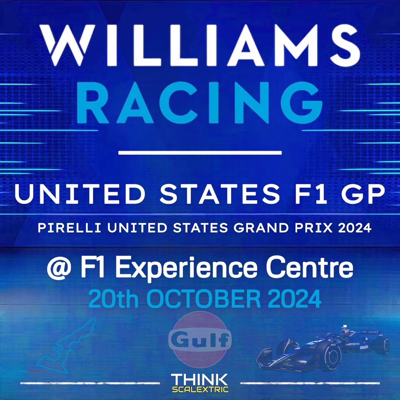 williams f1 racing race day hospitality USA f1 2024