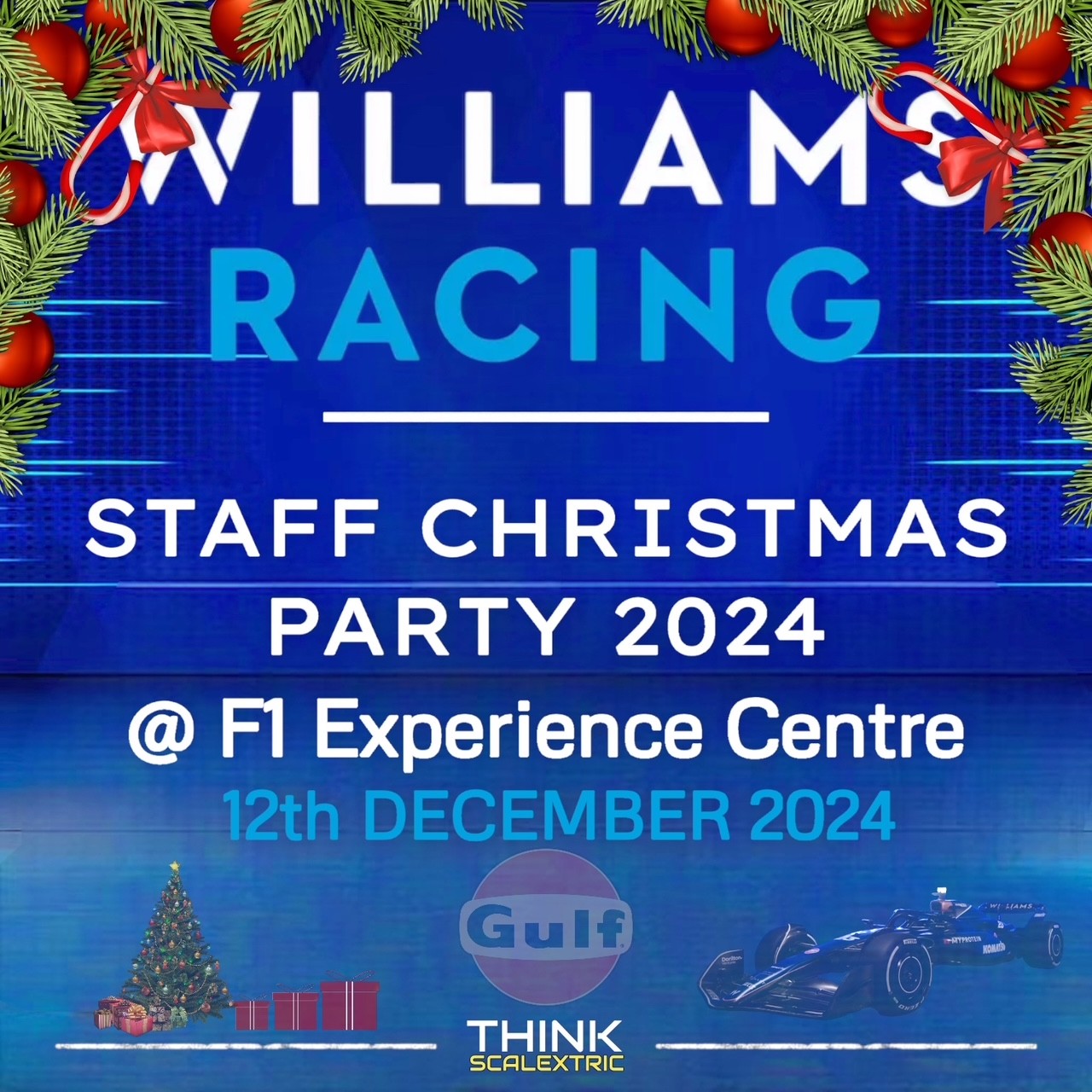 Williams Racing staff christmas party december 2024