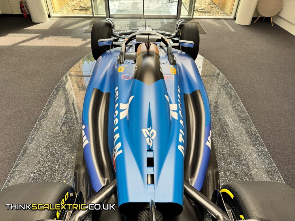 williams atlassian f1 racing corporate event general giant scalextric track