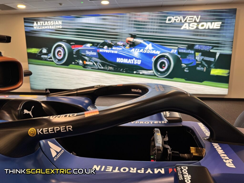 williams atlassian f1 racing corporate event general giant scalextric track