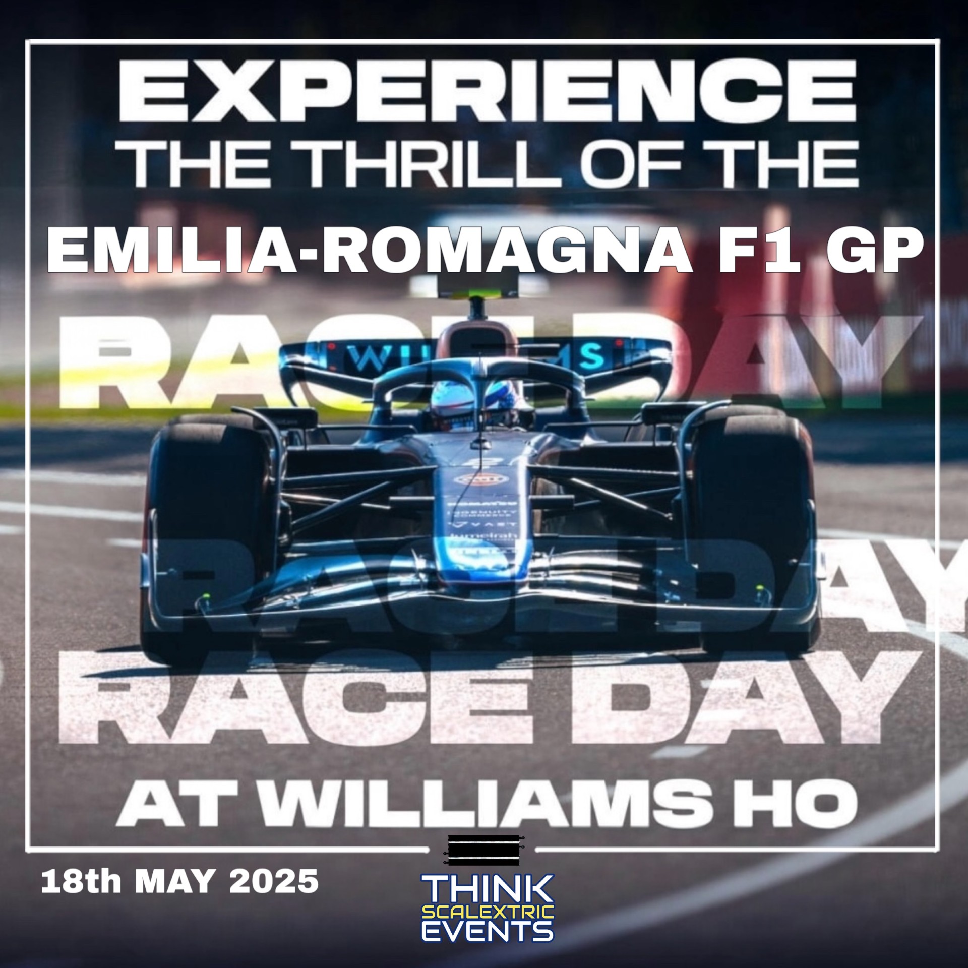 williams f1 racing race day hospitality emila romagna imola f1 2025 gp