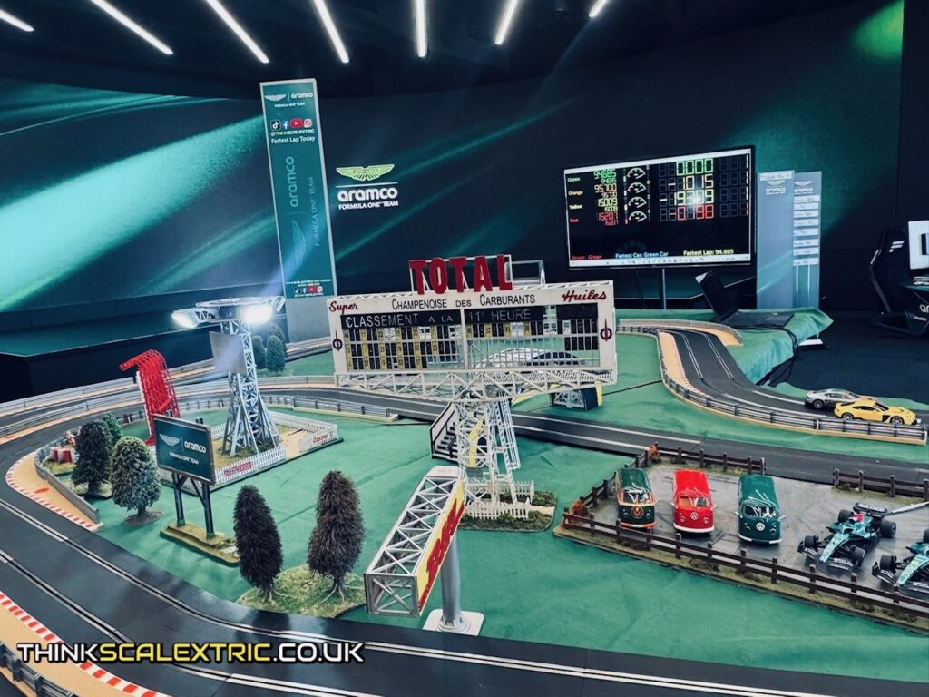 Aston Martin F1 Friends and Family Weekend Silverstone HQ April 2026 corporate giant scalextric event hire