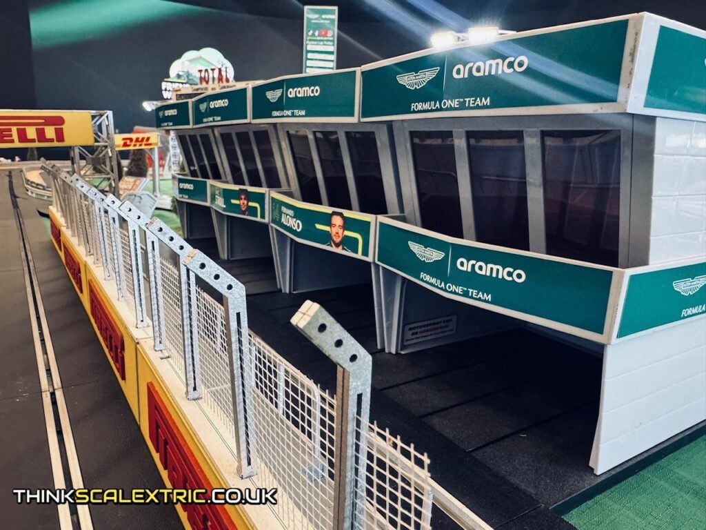 Aston Martin F1 Friends and Family Weekend Silverstone HQ April 2026 corporate giant scalextric event hire